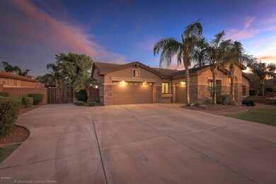 Three car garage + RV Gate