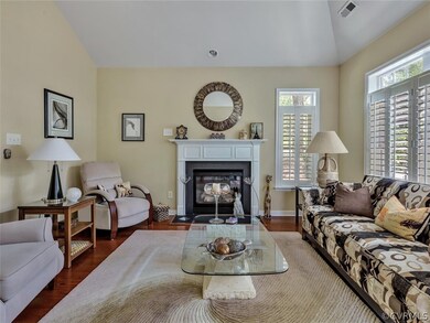 Great Room with vaulted ceiling