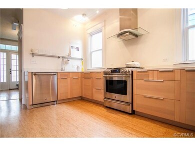 Bamboo flooring and maple cabinetry, newer appliances and gas cooking make this a chef's delight.