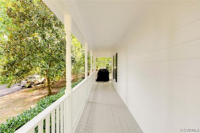 Left side porch