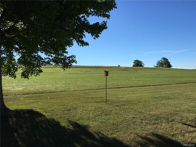 Looking east from driveway