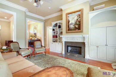 Built in Bookcases.  Custom Heart of pine flooring