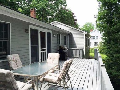 Exterior Back. Beautiful sunny deck...