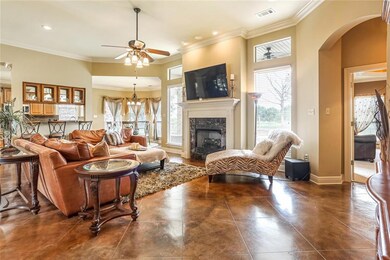 Golf course views and overlooks in ground pool.