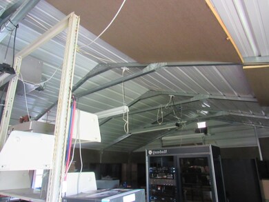 ceiling of outbuilding
