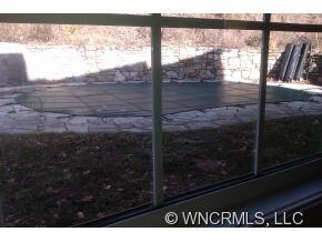 pool view from living room
