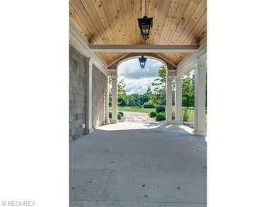 This is the covered porch with pine ceiling that l