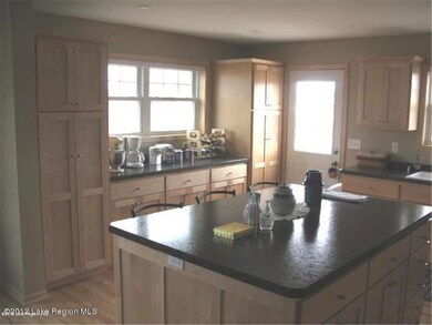 kitchen with center island