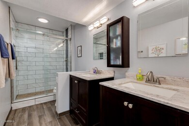 Beautifully remodeled master bath