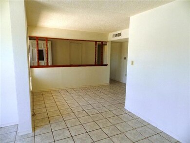 Living Room. foyer entrance to living -