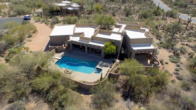 Rear Aerial of Home