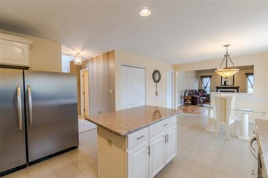 Kitchen w/side by side Frig & Freezer