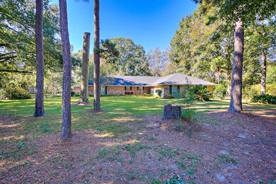 A very large front yard!