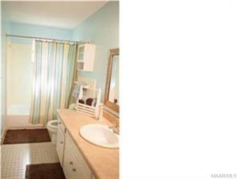 Updated hall bath.