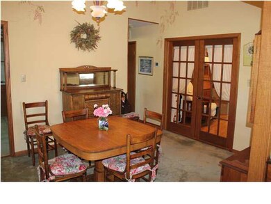 Dining Room revealing the French doors feature