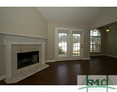 Living Room. French doors