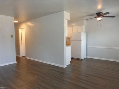 Living and dining areas