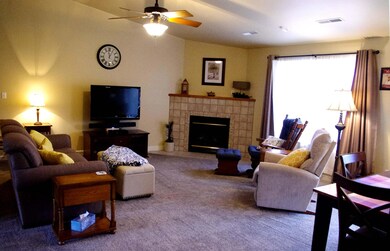 Living Room W/ gas fireplace