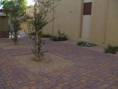Walkway in Complex to Unit