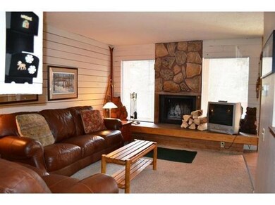 Living room fireplace