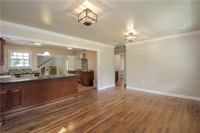 Family Room, kitchen and dinette all in one open room for entertaining and family living