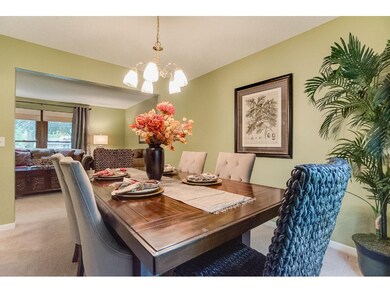 View looking towards the living room. Gather and d