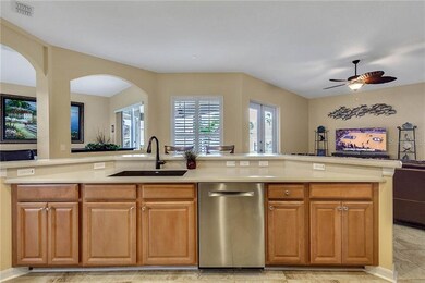 Kitchen Opens To Family Room