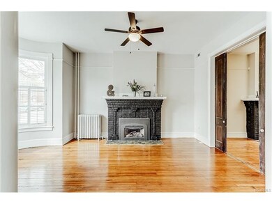 Living Room:  Looking through columns in foyer.  O