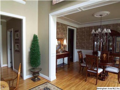 Foyer opens to formal and great room!