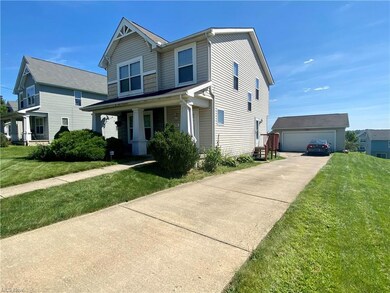 Front view of driveway