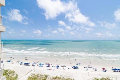 Property view of water featuring a view of the beach