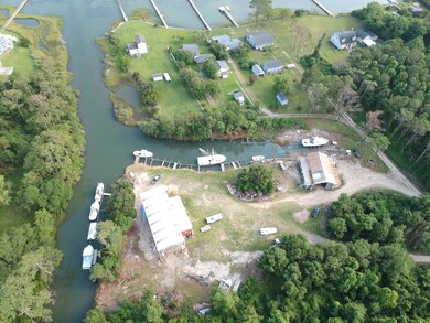 Canal leading out to the Straits