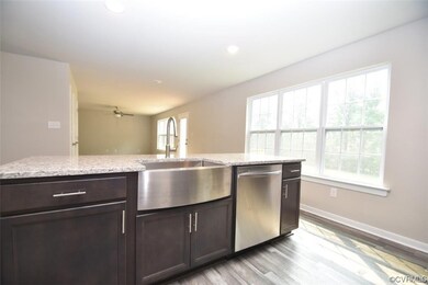 Kitchen will feature stainless steel farmhouse sin