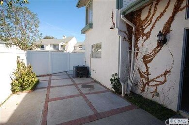 Side and rear patio