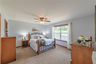 Owner's suite with walk in closet.