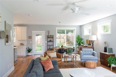 Hardwood Floors and Open Floor Plan