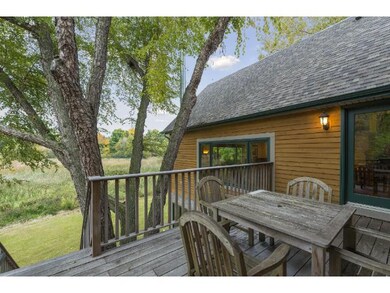 Complete privacy from the deck overlooking the wet