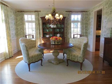 Beautiful and bright formal dining room with plent