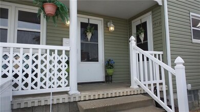 There's a main entrance or side door for personal 