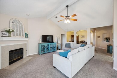 Another view of the living room, notice the open f