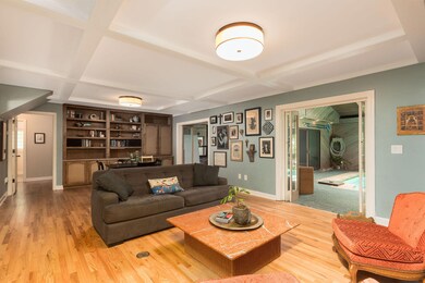 Formal Living looking into pool room
