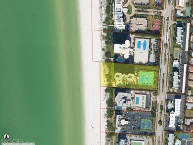 Bird's Eye View of Sandpiper Building on Marco Beach.