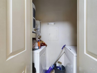 Clothes washing area with electric panel, indepen