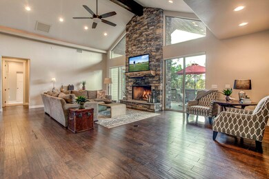Living Room to Master Bedroom and deck