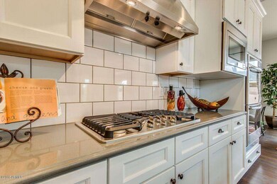 GE Gas Cooktop with double ovens