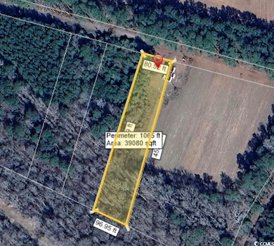 Map / location featuring property parcel outlined