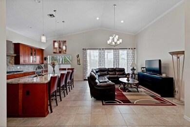 Slab granite counters