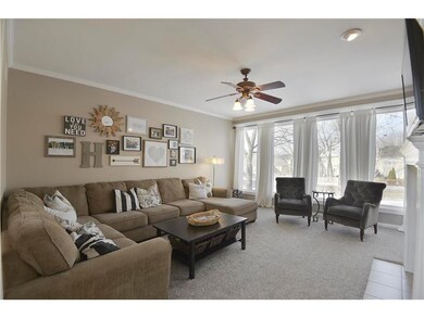 Floor to ceiling windows on the North side of the 