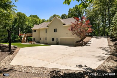 back patio and bball court