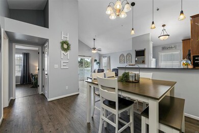 Custom updated lighting & Vaulted Celing!